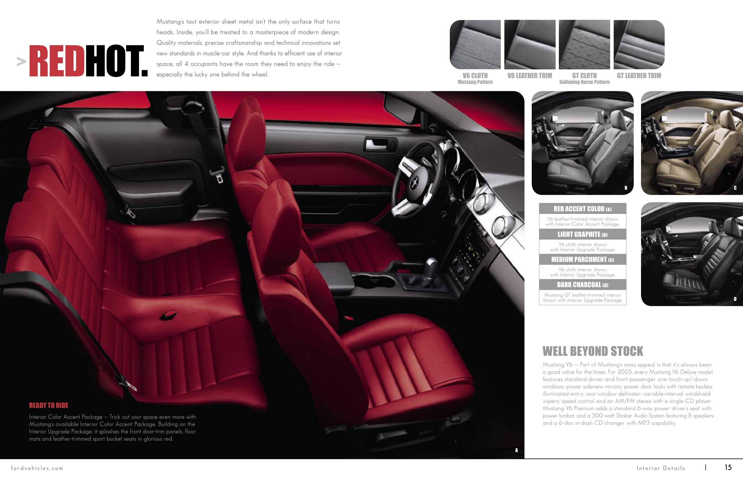 2005 Ford Mustang Brochure Page 9
